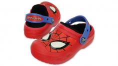 Crocs CC Spiderman Lined Clog (Toddler/Youth) - Red Crocs, Inc. is a rapidly growing designer, manufacturer and retailer of footwear for men, women and children under the Crocs brand. All Crocs brand shoes feature Crocs' proprietary closed-cell resin, Croslite, which represents a substantial innovation in footwear. The Croslite material enables Crocs to produce soft, comfortable, lightweight, superior-gripping, non-marking and odor-resistant shoes. These unique elements make Crocs ideal for casual wear, as well as for professional and recreational uses such as boating, hiking, hospitality and gardening. The versatile use of the material has enabled Crocs to successfully market its products to a broad range of consumers.