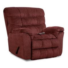 Dimensions: 41W x 35D x 42H in. Durable wood frame. Performance acrylic and polyester upholstery. Your choice of color. Wand-controlled multi-zone heat and massage. Cool gel memory foam. Large-scale pillow top channel back. Handle-activated recliner. Sure, you could attempt a hot bath, drop your book in the water, and make a mess of the whole bathroom, or you can sink right into the Simmons Aegean Heat & Massage Rocker Recliner after a long day - and love it. Wand-controlled multi-zone heat and massage settings are built specially for those exhausting days, and when not in use, the seat stays nice and cool thanks to cool gel memory foam. And that's not all - performance acrylic and polyester upholstery in your choice of color combines with a large-scale pillow top channel back for a classic cozy style. With a handle-activated recliner and wood frame. Made in the USA. About United Furniture- Simmons UpholsterySimmons Upholstery offers an extensive line of affordable, well-crafted, and stylish furniture. Their product line includes microfiber, bonded leather, and upholstery fabric furniture, sofas, sectionals, chaise lounges, recliners, motion sofas, and Hide-a-Bed sleepers. They employ thousands of people in locations around the United States. All of their products are proudly made in the USA. This company was founded in 2000 as United Furniture Industries, which was the combination of Comfort Furniture, Parkhill Furniture, and United Chair. In 2008 they received the exclusive licensing agreement as the U.S. manufacturer of Simmons Upholstery. United Furniture Simmons Upholstery is a proud supporter of Hole in the Wall Camps and Flying Horse Farm. Hole in the Wall Camps is a global family camp that changes the lives of children living with serious and life-threatening medical conditions. Flying Horse Farms is a fun camp for children with serious illnesses. Color: Red.