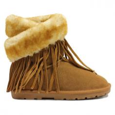 Keep comfy and stylish in these sassy women's LAMO fringe wrap boots, which go perfectly with leggings and a sweater. SHOE FEATURES Fringe style Suede tassels Exposed faux-fur Mid calf Flat sole SHOE CONSTRUCTION Suede upper Fleece lining TPR outsole SHOE DETAILS Round toe Hook & loop wrap closure Padded footbed 8-in. shaft Promotional offers available online at Kohls.com may vary from those offered in Kohl's stores. Size: 9. Color: Black. Gender: Female. Age Group: Kids. Pattern: Solid. Material: Fleece/Fauxfur/Suede.