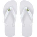 These Havaianas Brasil Flip Flops designed for both men and women boast a soft delicate sole made from a rice textured bed to provide extra comfort for feet. The toe-thong strap boasts the Brazilian flag emblem whilst there is funky stripe detail along the sole. Super comfotable durable and lightweight these flip flops are designed to keep their shape.