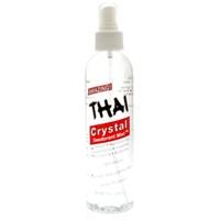 Thai Deodorant Stone - Thai Crystal Mist Pump Deodorant - 8 oz. Thai Deodorant Stone - Thai Crystal Mist Pump Deodorant is a natural crystal deodorant in a convenient stone spray formula. Thai Deodorant Stone Thai Crystal Mist Pump Deodorant comes in an easy applicator non-aerosol pump. Thai Deodorant Stone's pure and natural deodorants, including Thai Crystal Mist Pump Deodorantare the solution to eliminating Aluminum Chlorohydrates and other chemicals from personal hygiene products used daily. The demand for better health and a cleaner environment has forced all of us to find effective alternatives. About Deodorant Stones, LLC Deodorant Stones, LLC has been manufacturing and marketing its own line of health products for over sixteen years. Theirextensive line includes various Aluminum-Free Crystal Deodorant Stones, Non-Aerosol Spray Mists, Chemical Free Roll-Ons, Push-Ups and Stick Deodorants as well as Talc-Free Powders. Deodorant Stones, LLC also markets the Ayate, natural handmade, mildew resistant wash cloths. Grown in Mexico, these are 100% natural. Their Brand Names include Thai Crystal, Pure & Natural, Crystal Orchid, Nature's Crystal, Nature's Pearl, Fresh Foot and Crystalux. The demand for better health and a cleaner environment has forced all of us to find effective alternatives. Their pure and natural deodorants are the solution to eliminating Aluminum Chlorohydrates and other chemicals from personal hygiene products used daily. Deodorant Stones, LLC has its own Manufacturing Plant, giving us the edge on Pricing, Quality, and Flexibility. As members of Peta, of course, we never test our products on animals. Deodorant Stones, LLC currently has sales in all (50) fifty states and exports internationally to (30) thirty countries. Our continued growth is testimonials to the quality of our products and service. With an on-hand inventory in excess of (3) three million dollars in our plant, they can handle any order.