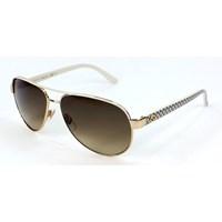 These Gucci Women's 4239/S Metal Aviator Sunglasses are smart, fun and sexy. Beautiful authentic Gucci 4239/S 0DZB/ED Ivory/Brown Gradient Sunglasses made in Italy. Includes original case, cleaning cloth and authenticity card.