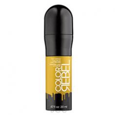 Feeling spontaneous and bored of your hair? Give your colour a change with the Redken Color Rebel Hair Makeup (20ml). The temporary 'Gold' colour coats the hair instantly with the sponge applicator and is removed in approximately 2 washes giving you intense hair colour without the commitment. The Redken Hair Makeup is applied easily drying quickly to give you a transfer-free colour that won't stain your clothes. Apply all over in sections or give yourself a DIY unique ombre'. - K.R Directions for use: Apply colour to sponge and dab and press onto dry hair to create your desired style. To remove shampoo and rinse thoroughly and repeat. * Time it takes to completely remove may vary.
