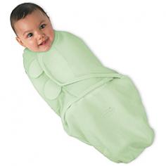 Wrap your baby in the comfort of the Summer Infant SwaddleMe 100% Cotton Knit and rest assured your little one will have a safe, sound and secure sleep. As the original, fitted swaddling blanket, the Summer Infant SwaddleMe 100% Cotton Knit soothes infants and reduces symptoms of colic by recreating the familiar, soothing snugness of the womb. The Summer Infant SwaddleMe 100% Cotton Knit also reduces the incidence of the startle reflex, allowing babies to sleep for longer periods of time. The award-winning Summer Infant SwaddleMe 100% Cotton Knit has revolutionized the way babies and parents sleep around the world, and it has forged an international renaissance in swaddling. New studies show that swaddling may help reduce the risk of SIDS by promoting a safer level of sleep and by providing better sleep when infants are on their back. The Summer Infant SwaddleMe 100% Cotton Knit is for children weighing 14 to 21 pounds. Features & Benefits: Safe and secure Summer Infant SwaddleMe 100% Cotton Knit Adjustable wings grow with baby and securely fasten via hook and loop attachment Leg pouch for easy diaper changes Works with most 5-point harness systems Simplest, most effective way to swaddle newborns 100% cotton 29.5" x 20.5" x 0.2" Weight capacity: 14 to 21 lbs.