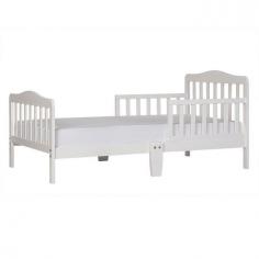 Featuring two safety rails, this Dream On Me toddler bed will give you peace of mind. PRODUCT FEATURES 2 guard rails keep toddler safe Low to the ground for ease in getting in and out Center leg reinforces stability Smooth & safe, non-toxic finish Fits standard Dream On Me mattress (sold separately) CPSC certified PRODUCT DETAILS Maximum weight restriction: 50 lbs. 30"H x 28W x 57D Wood Assembly required MODEL NUMBERS Cherry: 624-C Natural: 624-N Pink: 624-P Espresso: 624-E Black: 624-K Promotional offers available online at Kohls.com may vary from those offered in Kohl's stores. Size: One Size. Color: White. Gender: Unisex. Age Group: Infant. Material: Wood.