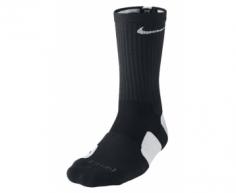 Equipped with foot-strike cushioning, these boys' Nike crew socks protect the feet from areas of most impact so he can dominate the court. Product Features Moisture-wicking, Dri-fit technology Arch support Ribbed cuffs Fit & Sizing Crew styling Size 7-8.5 socks fit men's shoe sizes 6-8 and women's shoe sizes 6-10 Fabric & Care Polyester/nylon/cotton/spandex Machine wash Size: 9-11. Color: Black. Gender: Male. Age Group: Kids. Material: Polyester/Nylon/Cotton.