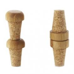 Features: -Set includes 4 bottle stoppers-Material: Actual living oak trees-4 Corks will be selected randomly-Product Type: Bottle stopper-Finish: Brown-Primary Material: Wood -Primary Material Details: -Number of Items Included: 4-Handles Incl.