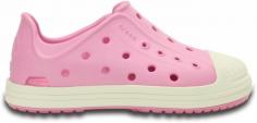 The Bump It Shoe from Crocs Kids will be a sweet treat for her feet! Made from Croslite material for lightweight comfort. Durable outer shell provides lasting wear. Toe-bumper for added protection. Slip-on style for easy on and off. Footbed conforms to the foot for enhanced comfort. Ventilation ports offer enhanced breathability. Non-marking Croslite and rubber outsole. Imported. Measurements: Weight: 7 ozProduct measurements were taken using size 2 Little Kid, width M. Please note that measurements may vary by size.