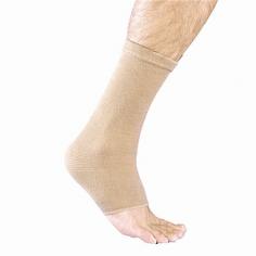 This MAXAR Cotton Ankle Brace is designed for use when in addition to medium support, natural breathability is required. High quality cotton allows skin to breathe naturally without irritation and allergies. All way stretch provides increased flexibility and support. Beige color makes it blend in on the skin and unnoticeable under clothes.