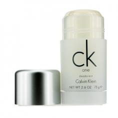 Calvin Klein CK One Deodorant Stick draws inspiration from the same fresh scent as the signature CK One fragrance, which uses a subtle blend of light notes including bergamot, cardamom, pineapple, papaya, hedione, green tea, musk and amber. Here at Fragrance Direct our customers love the Calvin Klein collection of fragrances and toiletries, and this Calvin Klein CK One deodorant stick is a firm favourite as it keeps the body cool and dry throughout the day, whilst lightly scenting with the traditional CK One aroma. Calvin Klein launched his own coat shop in New York City in 1968, and later expanded the Calvin Klein brand to include fragrances, cosmetics and branded fashion clothing. Calvin Klein has become renowned for its growing perfume collection, which along with the underwear range, helped save the company from bankruptcy in the early 90's. The Calvin Klein fragrance collection includes Beauty, Eternity, Obsession, Euphoria, Man, CK free, Contradiction and CK One.