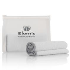 The luxury of an Elemis cleansing ritual everyday! These super-soft pure cotton facial cloths are ideal for effectively removing cleansers, exfoliators and masks, whilst gently sloughing away dead skin cells and energising the skin. Elemis luxury cleansing cloths are designed specifically to be lightweight and loose fibred and are less abrasive on the skin's surface than a traditional muslin, ensuring a softness of touch on the skin. To compliment use with the Pro-Collagen Cleansing Balm, this cloth maintains heat efficiently when run under warm water, helping to deep cleanse and open pores more effectively. The loose fibred cotton is also perfect to enable use as an intensively nourishing treatment, allowing the sensorial aromas to be deeply inhaled through abdominal breathing. How to use Elemis Luxury Cleansing Cloths: Rinse cloth under warm water and squeeze out excess water. Whilst still warm, hold over face and neck to warm the skin and open pores before sweeping away product. Repeat as necessary. Always rinse your cleansing cloth following use and allow cloth to dry naturally. Wash regularly at 40&deg;c with similar colours.