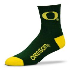 Head to toes. Being a fan means dressing up and down in your favorite team's gear. Why should your feet be left out? So what are you waiting for? Pick up these For Bare Feet Oregon Ducks socks right&hellip;NOW! Note: Men shoe size 8-13 order large, women shoe size 6-11 and youth shoe size 5-10 order medium. Product Features Official team logos on the ankle and arch Coordinating heel and toe color Ribbed ankle Fabric & Care Polyester/nylon/spandex/rubber Machine wash Imported Promotional offers available online at Kohls.com may vary from those offered in Kohl's stores. Size: M. Color: Green. Gender: Male. Age Group: Kids. Material: Polyester/Nylon/Spandex.