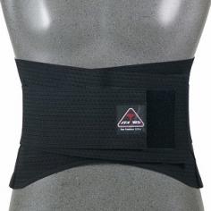 Protects from fatigue strains and other back-related injuries. Features a back pocket for use with an optional thermoplastic moldable insert or a hot/cold gel pack. Two additional side pulls allow for better support and precise tension adjustment to the desired level. Made of highest-quality breathable elastic for support durability and maximum comfort in daily wear. 9 wide comfortable to wear and unnoticeable under clothing. Available Colors: Black. Size: S. Conditions: Lower back pain muscle pressure fatigue strains back-related injuries scoliosis osteochondrosis lumbago surgery on the lower section of the spine physical activities in extreme weather conditions lifting and moving heavy objects.