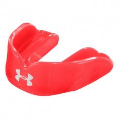 Under Amour ArmourFit Mouthguard - Strapless. Under Armour ArmourFit Mouthguard is constructed of an ArmourFit material that molds to teeth for a tight; comfortable fit. Microwaveable; boilable and re-fittable. Provides a dentist-like fit; Under Armour's ArmourFit Mouthguard is chew resistant and makes it easy to breathe and talk. Microwave for 45 seconds or boil for 30 seconds then bite for custom fit. Hydrophobic material will not absorb water and will not deteriorate.