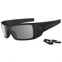 Clean, authentic Oakley Batwolf sunglasses are all about original style. A single, continuous lens sweeps across a comfortably lightweight O Matter frame. The icons are interchangeabletwo sets are included. They stay secure with hidden latches until you re ready to swap them out with a new color. It s fast and easy, and it lets you change your look in seconds. The frame s dual-cam hinges blend smoothly into the sculpture. The Three-Point Fit keeps the optics in precise alignment, and the frame fits comfortably on medium to large faces. With all that coverage and curvature, you ll have added protection. Batwolf meets the uncompromising standards of ANSI Z87.1 for high-velocity and high-mass impact resistance, and the Plutonite lenses block 100% of all UVA, UVB, UVC and harmful blue light up to 400nm. Plus, HDPolarized lens technology blocks glare with an amazing 99% efficiency. Clarity is key, and single-lens Oakley designs like this take advantage of Polaric Ellipsoid geometry to keep your vision sharp at all angles of view. Optical performance meets all ANSI Z87.1 standards for clarity and visual fidelity.