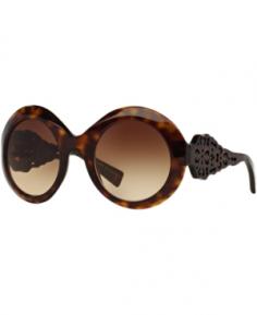 Bursting with catwalk style, these chic sunglasses from Dolce & Gabbana graduated round brown lenses with delicate filigree detailing on the arms. The sunglasses are complete with Dolce & Gabbana branding on the tips. Lens width: 51mm Lens material: Plastic UV filter: 100% Case type: Hard Many of our stores will be able to offer an adjustment service for your sunglasses. Please contact customer services on 03456 049 049 to find your nearest sunglasses counter. Exclusive. Luxurious. Glamorous. Sophisticated. The Dolce & Gabbana collection is polished to perfection. Created for discriminating consumers who want eyewear that is also an exclusive keynote accessory. Twenty years of show-stopping design have made Domenico Dolce and Stefano Gabbana as famous as the stars who wear their work. Packed with original Dolce & Gabbana Case, cloth and certificate of authenticity.