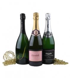 Although considered by many to be reserved for special occasions, sparkling wines are now finding a regular place at the table, making them as appropriate for holiday celebrations as they are for tomorrow night's dinner (not to mention your gift list). Trio includes one bottle each of (3 bottles): Schramsberg Mirabelle Brut Ros&eacute; The Mirabelle Rose has generous aromas of strawberry, candied orange, watermelon and cinnamon. The taste is complementary to the nose with flavors of smoky red cherry, blood orange and red grapefruit. The palate is concentrated and flavorful with a creamy richness and long lingering acidity. J Vineyards 2002 Vintage Brut Sparkling Wine Enticing aromas of Asian pears, nectarines, lime zest, and light honeydew melon in its initial aromas. The pear and lime notes follow through in the mouth with a mix of honeysuckle and vanilla cream flavors that lead to a lengthy finish highlighted with a hint of ginger. 49% Pinot Noir, 49% Chardonnay, 2% Pinot Meunier. Domaine Carneros Taittinger Blanc de Noir Made from 100% Pinot Noir and pale golden in appearance, our Blanc de Noir is produced in the classic style. With luscious aromas of honey and pears, this elegant wine is refreshing, complex and round on the palate. Our 100% Satisfaction Guarantee. At Winetasting.com, we guarantee every wine we sell. We are not some new emerging dot-com business. We've been operating our company since 1991 - first as the Ambrosia Wine Catalog, and now as Winetasting.com. Located right here in the beautiful Napa Valley, we are surrounded by a plethora of world-famous wineries. Our collection is a reflection of our home, and we want you to be 100% satisfied each and every time you order. If you are not 100% satisfied with any wine you have purchased from us, we will gladly exchange the product or issue you a refund. Simply give us a call at (800) 435-2225, M-F, 8am-5pm "Wine Country Time" (PST). *No further discounts, promotions, clubs or memberships will apply. Items are subject to availability, substitutions of equal quality & value may occur. Expedited shipping extra.