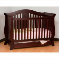 Dimensions: 29.45W x 60.79D x 47.13H in. 3-in-1 crib converts to daybed and full size bed. Sturdily made of solid wood and wood products. Meets and/or exceeds North American and Canadian safety standards; JPMA certified. Choice of rich, durable non-toxic finishes. Shop other coordinating pieces in the Vittoria Collection. Easy to assemble with permanently attached instructions. You can be sure you'll find a lot to love about the Storkcraft Vittoria 3-in-1 Convertible Crib. Once you fully appreciate the gorgeous, classic sleigh design, you'll realize how versatile this crib is. It offers much-needed storage for your child's clothes, linen, and other belongings, thanks to the extra-large drawer at the bottom. It even grows with your child as the infant crib easily changes to a daybed for your child to lounge in when older and eventually into a full-size bed for your teen, just by adding full-size bed rails (sold separately). All four sides of this crib are stationary for maximum security, while the adjustable three-position mattress support base accommodates your baby's growth through every stage of infancy. Constructed of solid wood and wood products, this crib is designed for many years of enjoyment. Choose from a selection of non-toxic, durable finishes to enhance your child's room. The Vittoria crib is JPMA certified and meets and/or exceeds North American safety standards. Additional Features: Extra-large bottom drawer for added storage space Adjustable 3-position mattress support base All 4 sides are stationary to add to the security and stability Fits standard size crib mattress (sold separately)Full-size bed rails not included About StorkcraftThe mission of Storkcraft is to provide families with the safest, most reliable products for children. Their commitment to innovation and state-of-the-art technology has positioned them as the industry benchmark for superior product quality. For 60 years Storkcraft has exceeded the expectations of customers. Unprecedented growth and success has made Storkcraft one of the largest kids' products suppliers in the world. Storkcraft has emerged not only as a world leader but also as a company that generously supports communities, while practicing social and environmental responsibility. The secret to the company's century of success has been the unwavering loyalty, dedication, and professionalism. They create quality products at affordable prices. Color: Red.