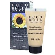 Ecco Bella FlowerColor Natural Foundation SPF 15 Ivory Porcelain Description: UVA and UVB SPF/PSF A Foundation Skin Treatment and Sunscreen in One SPF 15 It Feels Good on the Skin Glides on sheer. Its aloe based and feels weightless but provides excellent moisture retention and coverage. It improves the look and feel of the skin with its naturally derived healthy ingredients. Gentle to those with sensitive skin. Holistic Doctor Approved. Free Of Animal testing/ingredients. Disclaimer These statements have not been evaluated by the FDA. These products are not intended to diagnose treat cure or prevent any disease. Product Features: Ecco Bella FlowerColor Natural Foundation SPF 15 Ivory Porcelain Directions Apply before sun exposure. Ingredients: Organic aloe vera gel glycerine isopropyl palmitate (from palm wax) saccharide isomerate (natural sugar) organic sunflower oil tea palmitate (from palm wax) kaolin magnesium silicate (a natural mineral) organic extracts of chamomile calendula cetyl alcohol (emulsifier) lecithin flower wax iron oxides tocopherol (vitamin E) retinyl palmitate (vitamin A) phenoxyethanol. Warnings For external use only. UV exposure from the sun increases the risk of skin cancer premature skin aging and other skin damage. Wear protective clothing and use a sunscreen. When using this product keep out of eyes. Rinse with water to remove. Ingredients: Puified water titanium dioxide glycerine isopropyl palmitate (from palm wax) organic aloe vera gel saccharide isomerate (natural sugar) organic sunflower oil tea palmitate (from palm wax) kaolin magnesium silicate ( a natural mineral) organic extracts of comfrey chamomile St. Johns wort calendula cetyl alcohol (emulsifier)