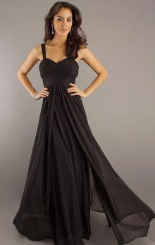 Classy Long Black Evening Formal Dress LFNAE0029