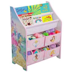 Find storage furniture at Target.com! Give your child a place to stash away toys and books with a princess organizer from delta enterprises. 4-level storage bin is made of wood and mdf composite materials, creating a strong and sturdy piece of furniture. 4 storage bins2 to a shelfform the main body of the organizer. Each bin is fronted with a cheerful disney princess. The top 2 shelves serve as book storage space, keeping your child's favorite books within easy reach.