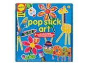 ALEX TOYS-Little Hands Pop Stick Art Kit. Make cool crafts out of wooden popsicle sticks! This kit contains 32 craft sticks; 85 stickers; 42 paper shapes; a glue stick; and picture instructions. Recommended for ages 3 and up. WARNING: CHOKING HAZARD-Small Parts. Not for children under 3 years. Imported.