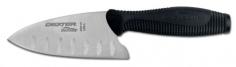 With a wide blade that enhances control, the DuoGlide 5 inch Utility Knife is perfect for small jobs that used to seem monumental. It s ideal for slicing, dicing, and chopping parsley, vegetables, fruit, and other ingredients. This ergonomic knife has a 5 inch long, high-carbon, stainless steel blade that is individually ground and honed for the ultimate edge. The blade is corrosion resistant, designed for ultra thin slicing, and features a professional grade cross polish. The unique design of this knife positions your hand directly over the food to becut to allow for greater control and minimal effort. The handle is soft, right-sized and textured for a secure grip, plus stain-resistant and sealed to the blade for utmost sanitation. DuoGlide 5 inch Utility Knife Features: Now you can cut, chop, or slice with greater comfort and less fatigue. Ultra-soft, right-sized handle that can be gripped in several ways for more comfort and control. Precise control for reduced wrist, arm and hand discomfort. Certified "Ease-of-Use Commendation" by The Arthritis Foundation. DuoGlide 5 inch Utility Knife Specifications: Blade: 5 inches long. Handle: Soft, sure-grip texture.