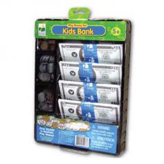 Set includes more than $5 000 in realistic play money Play bills and coins in different denominations Develops counting and money management skills Recommended for ages 5 and upDimensions: 8.86L x 1.38W x 12.0H in. The Learning Journey Kids Bank is a fun set of play money that teaches counting making change and fiscal responsibility. About The Learning Journey InternationalThe Learning Journey designs and manufactures the finest in children's interactive educational toys and games. Each of the company's products develops and builds on necessary skills children need for school and beyond. The company has won a number of awards cementing the Learning Journey's reputation as one of the finest designers and distributors of educational toys in the United States - and worldwide.