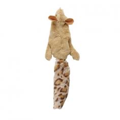 Ethical Products Inc-Jumbo Skinneeez For Cats: Squirrel. Cat toys satisfy your cat's natural hunting instinct. Cats will love pouncing and batting about stuffing free Skinneeez. This package contains one 11-1/2 inch long stuffing free catnip cat toy. Imported.