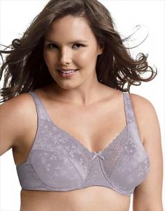 Total support meets totally sexy in the Playtex Secrets Signature Florals Underwire Bra. Designed with comfort and style in mind, the brassiere boasts molded cups, sturdy straps, and hidden panels that accentuate your figure. The Playtex bra is finished with feminine floral fabric, lace trim and a tiny bow. Available in a variety of classic colors like black, white and beige. Size: 40C. Color: Warm Steel. Gender: Female. Age Group: Adult.