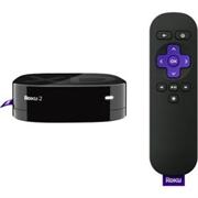 Roku 2 XD is a streaming media player that takes Internet TV to a whole new level. All you need is a high-speed Internet connection, and you can stream movies, TV and video anytime you're in the mood for entertainment. This 1080p streaming player offers 1000+ channels with sports, music, TV shows, movies and more. It works with virtually any television and comes with a free app for Android and iOS to stream video. Roku delivers a quality online streaming selection for services like Netflix, Spotify and Hulu Plus. This digital media player also features Wi-Fi and provides access to several free entertainment options, such as Disney, Pandora and VEVO. The Rock 2 XD puts over 150,000 titles at your fingertips for online TV streaming. Watch your favorite shows and get the latest blockbusters and new releases from this streaming video player. Roku streaming is fast and seamless when you want to stream movies. Its interface is easy and responsive to the touch. With its one-stop search feature, you can easily find your favorite TV shows and on-demand movies by searching title, director or actor. Once you find it, select the channel and this streaming media player immediately springs into action. Movie streaming, streaming media, and streaming video are lightning fast. With its motion sensor technology, you can switch to some fun games like Jeopardy or Angry Birds with the flick of a wrist. The Roku 2 XD comes with more advantages than the ordinary streaming player. Many tech buffs love its Linux-based OS. It is open source, and users get an unlimited resource for channels, games and apps. Bluetooth programming is one of the major features that sets Roku apart from both its competition and predecessors. You no longer need to be in the direct line of sight with your Roku to control it. Another feature that sets Roku apart from the herd is the addition of USB and Ethernet ports. With the USB port, you can stream movies online that have been prev