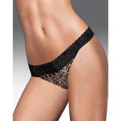 One size classic thong is one size for all! Chic lace is soft and luxurious with sexy V silhouette. Panty stretches for fit flexibility. Wide waistband for ultimate comfort. Flirty everyday wear. Fabric: 84% Nylon, 16% Elastane. Gusset Lining: 100% Cotton. Click on Alternate View to see additional colors. Style 40118.