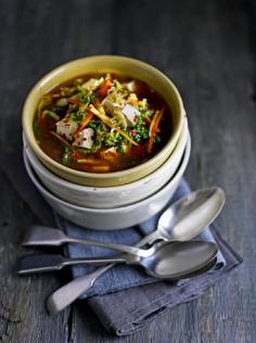 Miso soup with tofu & cabbage | Jamie Oliver