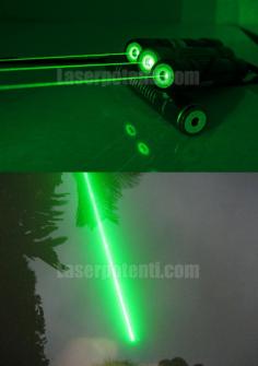Puntatore laser verde 100mW impermeabile