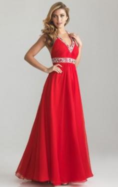 Beautiful Long Red Tailor Made Evening Prom Dress (LFNAF0136)