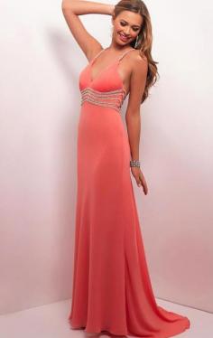 £71.99   ELEGANT LONG WATERMELON TAILOR MADE EVENING PROM DRESS (LFNAL0462) in marieprom.co.uk