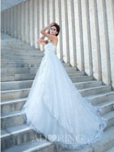 Ball Gown Chapel Train Bridal Gowns 60244