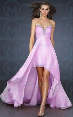 2014 High Low Pink Tailor Made Evening Prom Dress (LFNAF0053) cheap online-MarieProm UK  £74.39