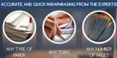 Stop struggling with exhausting paraphrasing your paper! Try our paraphrasing tool online for free. If you don’t trust automatic machine, you can easily get professional assistance from our fully skilled and tireless experts, who are true masters in writing field. We offer the most beneficial conditions! Delivery on time, instant connection with support team and your rewriter, cheap prices and discounts, individual approach, magnificent final document. Don’t doubt, we’ll get you rid from monotonous tasks! Visit our website right away!