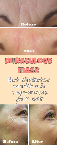 3.MIRACULOUS MASK THAT ELIMINATES WRINKLES AND REJUVENATES YOUR SKIN