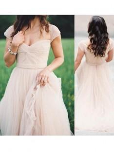 A-Line/Princess Sweetheart Sleeveless Floor-Length Ruched Chiffon Dresses