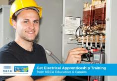 NECA Education & Careers is a leading Education provider in North Carlton, VIC. We provide Electrical Apprenticeship program for those who want to learn about latest technologies of electrical industry. For more details, visit our website. http://necaeducation.com.au/training-with-us/apprenticeship