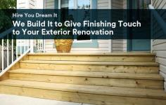 Want to add the finishing touches to your home's exterior? Get in touch with You Dream It We Build It. Here, we focus on finding energy-efficient solutions and install sturdy improvements to protect your home for the coming years.