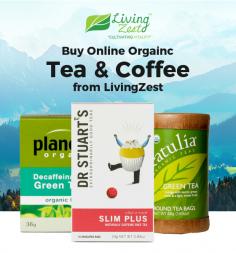 Shop organic tea and coffee from Australia’s leading organic products store – LivingZest. We offer a vast array of natural coffees and teas with amazing flavour and proudly blended from around the world. 