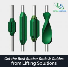 Looking for the quality sucker rod and rod guides? Lifting Solutions is the right option for you to choose the product for extending the life of your tubing. Our products help to increase the reliability and also enhance production performance.