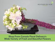 Buy fresh and beautiful flowers from Canada Floral Delivery and add value to your special occasions, like your wedding and reception party. We have been serving the Edmonton area with the most amazing floral experiences for several years. 
