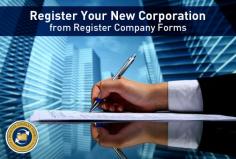 Engage with Register Company Forms to register your new corporation quickly. Our experienced agents are committed to provide the satisfactory business registration services to our clients. 