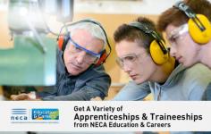 If  you want to enter a trade and looking for an industry that can provide you the necessary experience or training in any particular field, then NECA Education & Careers can help you with a variety of apprenticeships & traineeships in various professions. Visit us now for detailed information. 