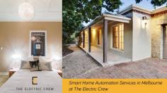 Get the best home automation services in Melbourne from The Electric Crew. With our home automation system, synchronicity between you and your family can be easily created and morning & evening rituals can be supported by the programming of light. 
