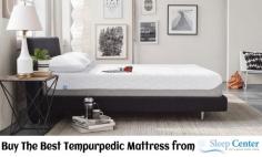 Shop for the most demanded, comfortable and the best Tempurpedic mattresses at the Sleep Center. We are the mattress retailers and carry all the types of Tempurpedic mattresses. Along with this, you can also buy Stearns & Foster, Sealy, Serta and more from our store. Visit us or browse our website for complete details.